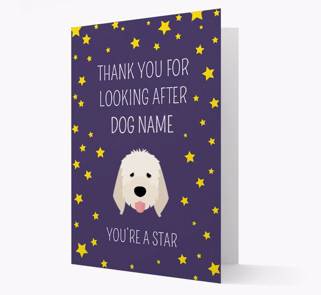 Personalized 'You're A Star' Thank You Card